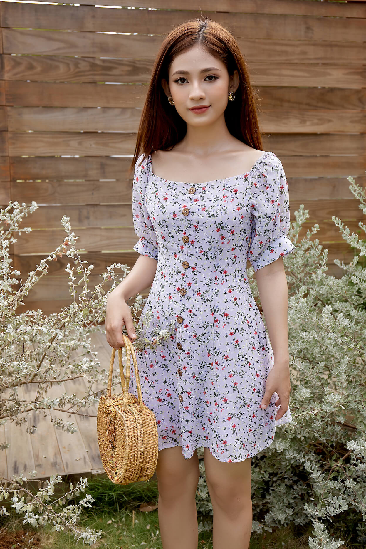 Lavender Mini Dress - Aulala Design